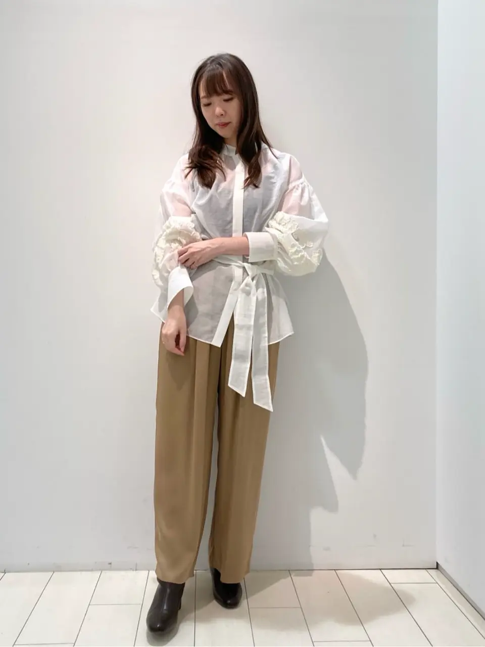  檀 コーディネート画像