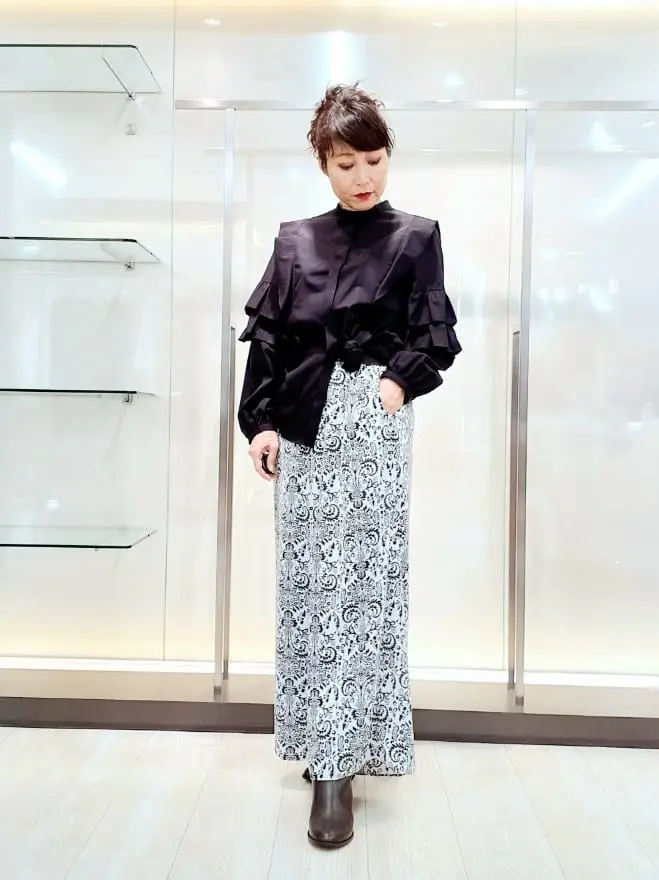 自由区 廣本 コーディネート画像