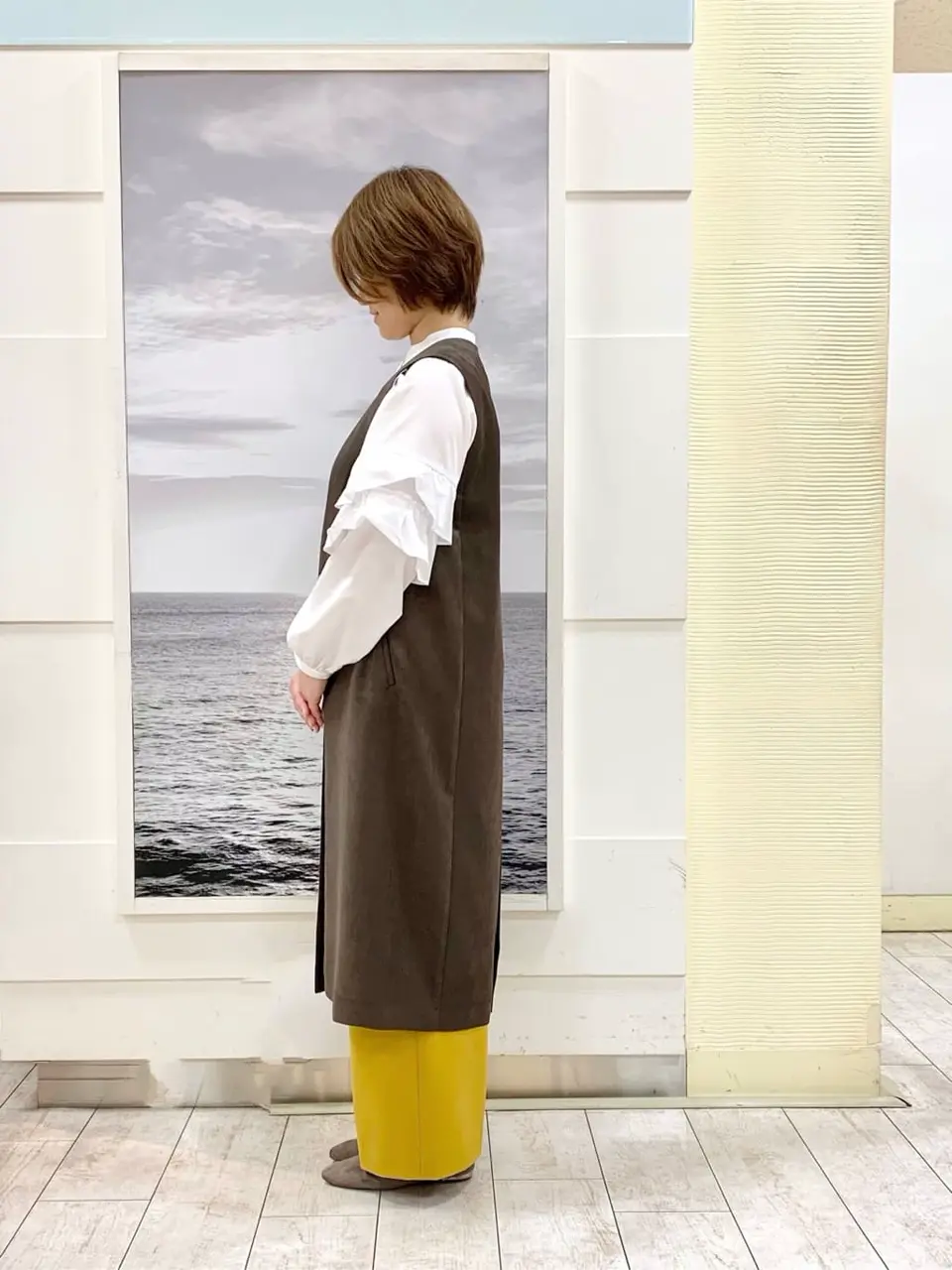 自由区 中鉢 コーディネート画像