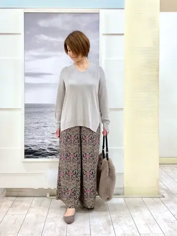 自由区 中鉢 コーディネート画像