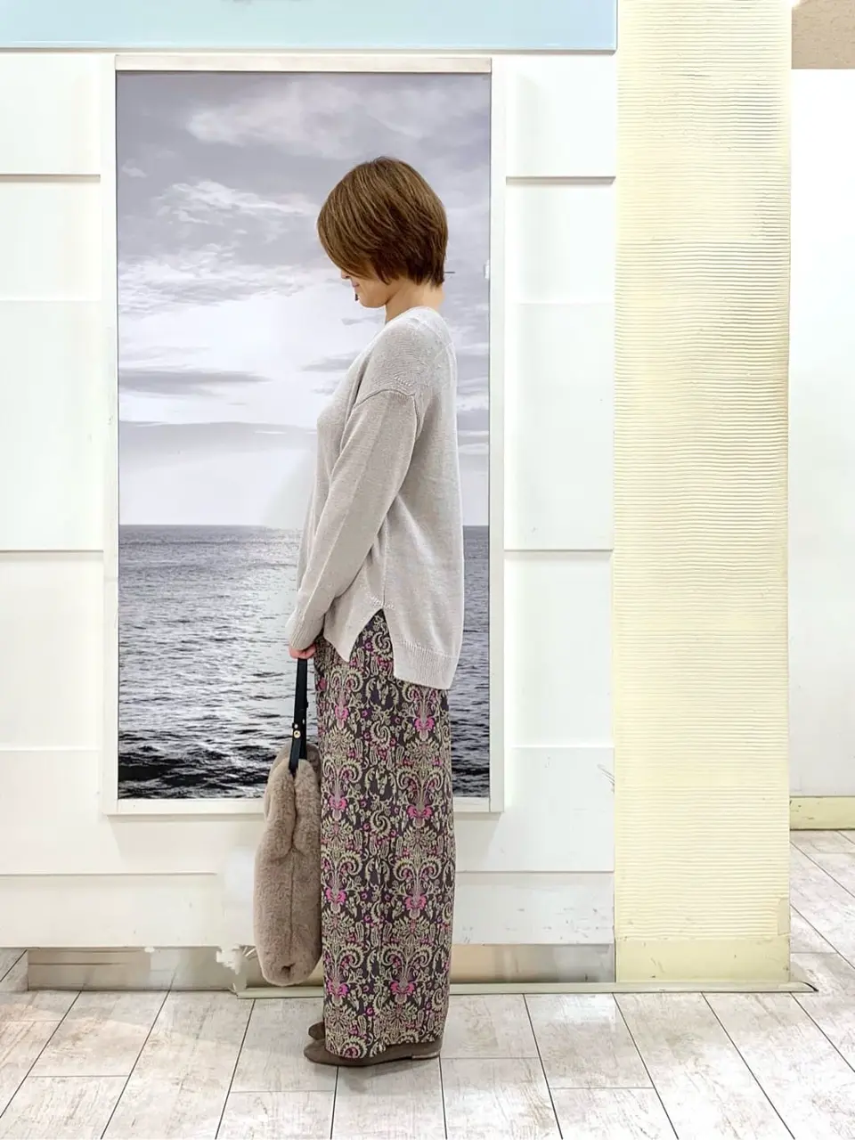 自由区 中鉢 コーディネート画像