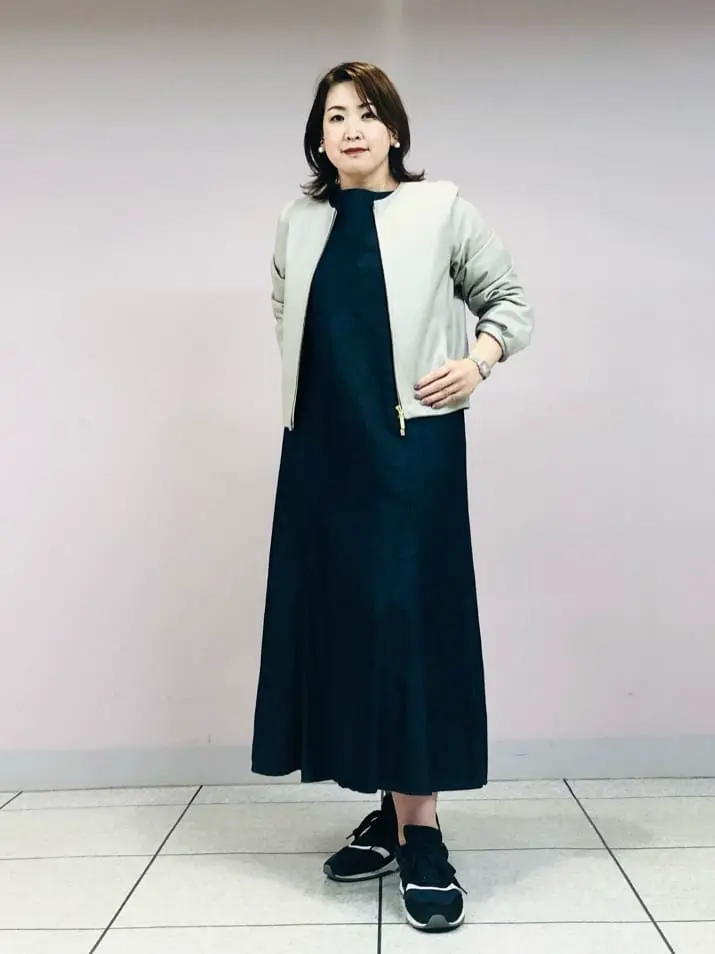 自由区 上島 コーディネート画像