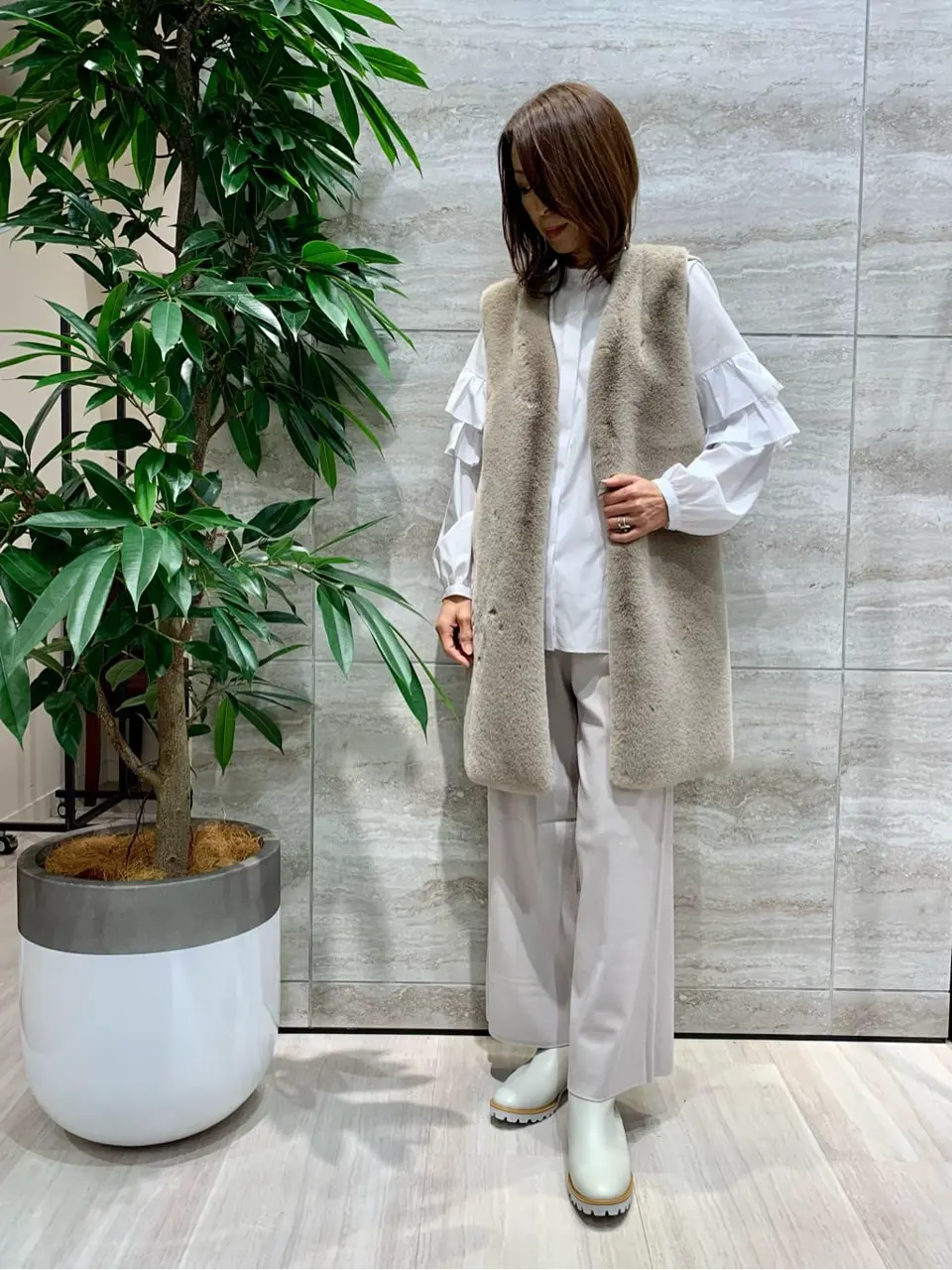 自由区 Ishii コーディネート画像