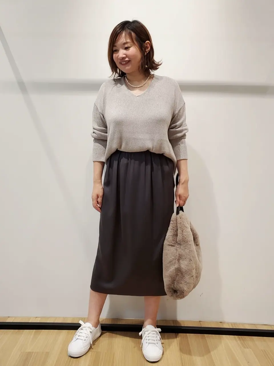 自由区 eri コーディネート画像