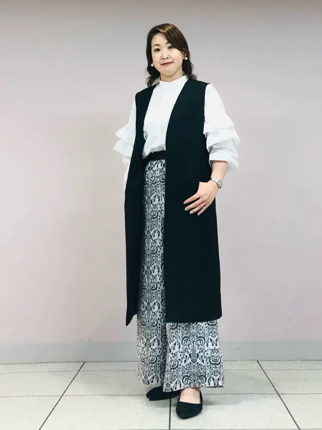 自由区 上島 コーディネート画像