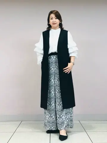 自由区 上島 コーディネート画像