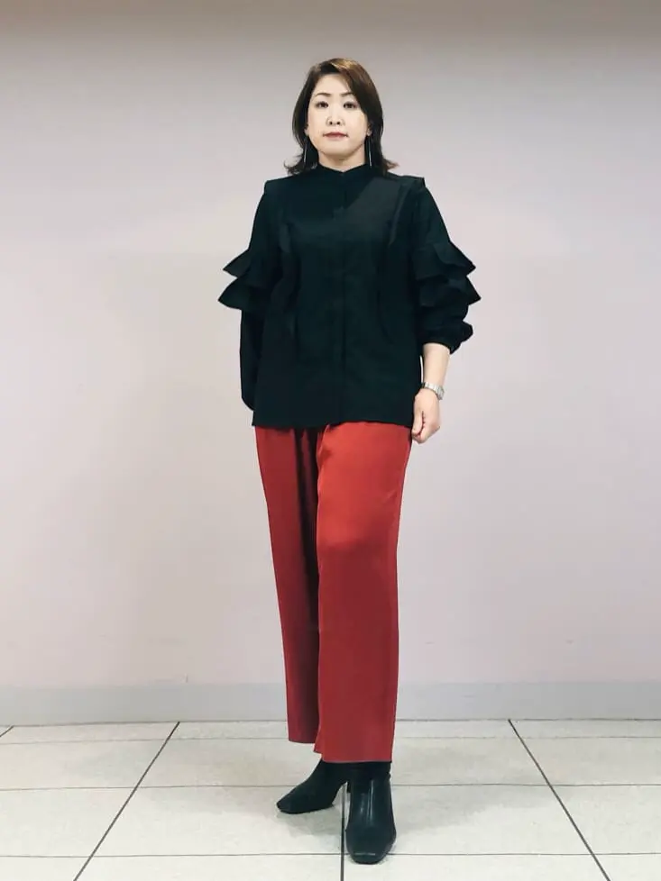 自由区 上島 コーディネート画像