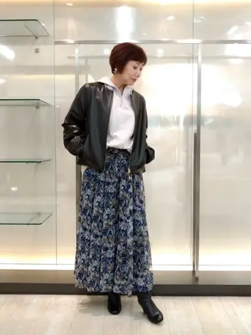 自由区 鶴田 コーディネート画像