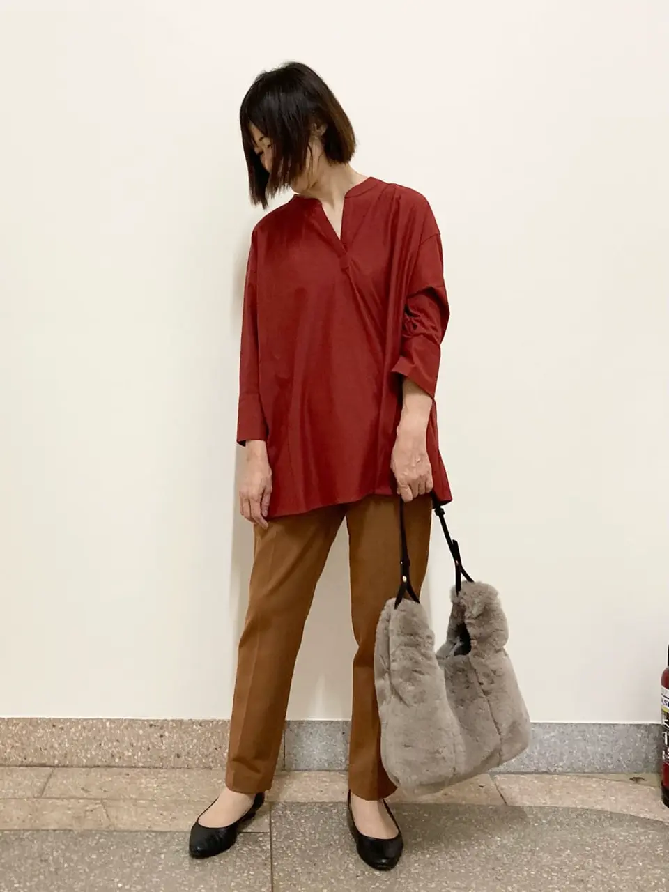 自由区 阿部 コーディネート画像