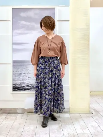 自由区 中鉢 コーディネート画像