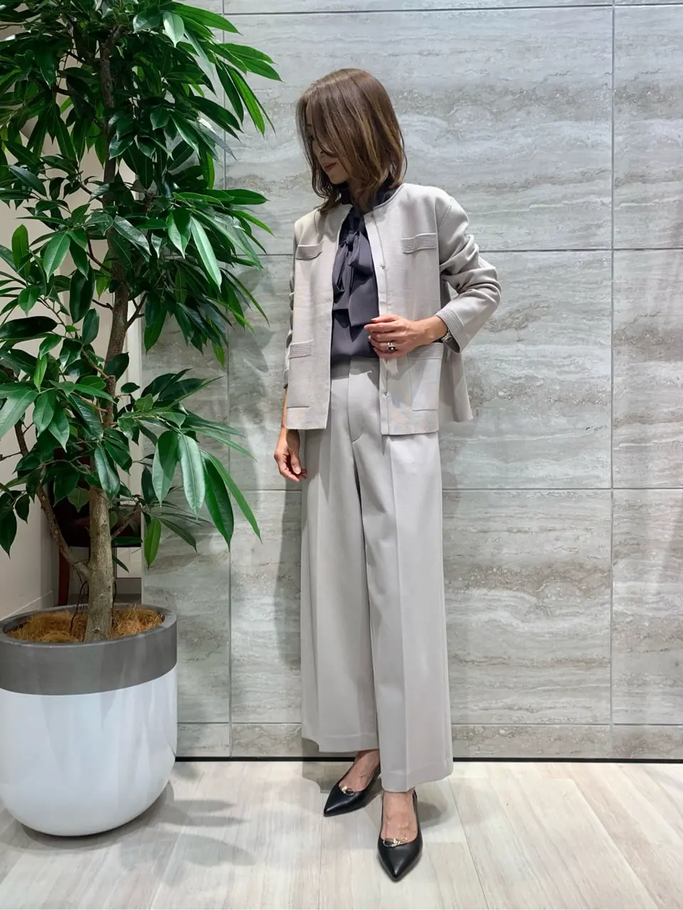 自由区 Ishii コーディネート画像