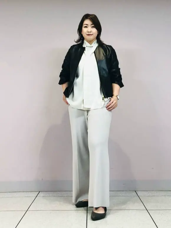 自由区 上島 コーディネート画像