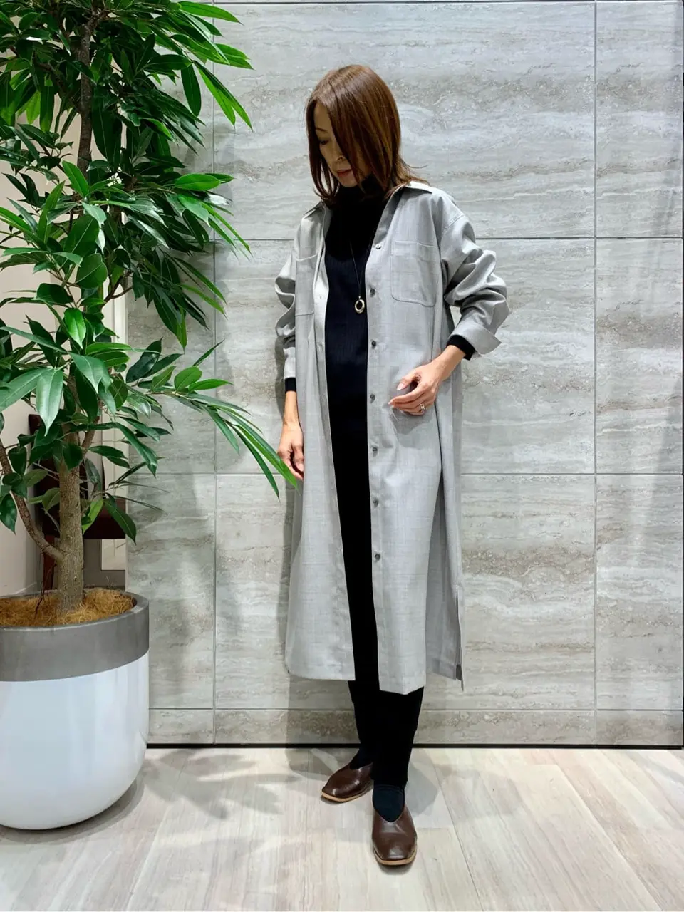 自由区 Ishii コーディネート画像