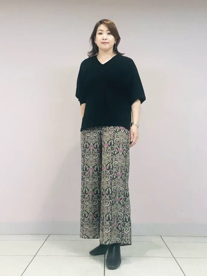 自由区 上島 コーディネート画像