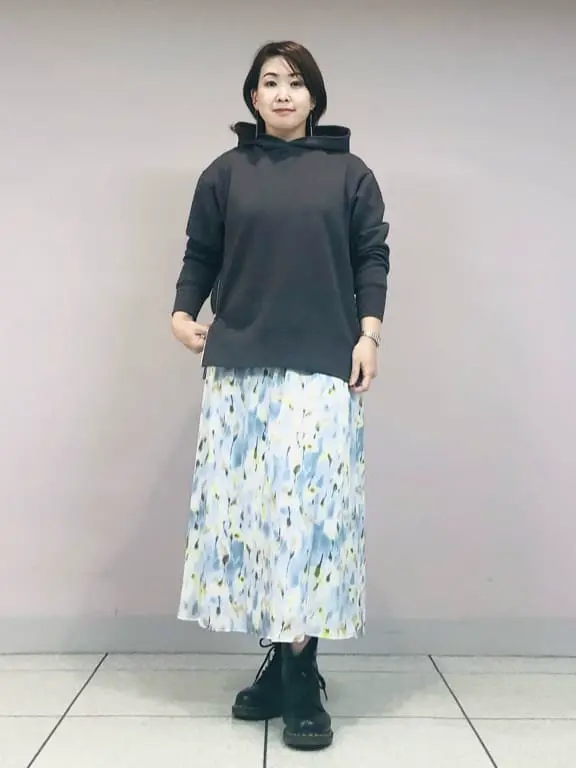 自由区 上島 コーディネート画像