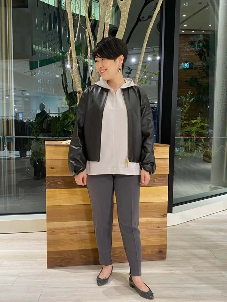 自由区 田中 コーディネート画像