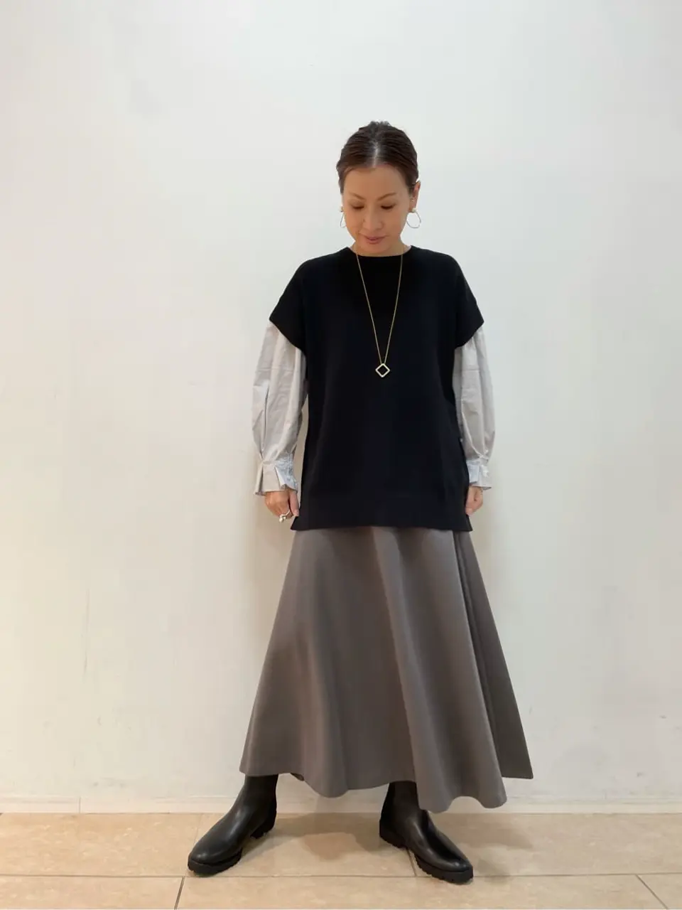 自由区 清水 コーディネート画像