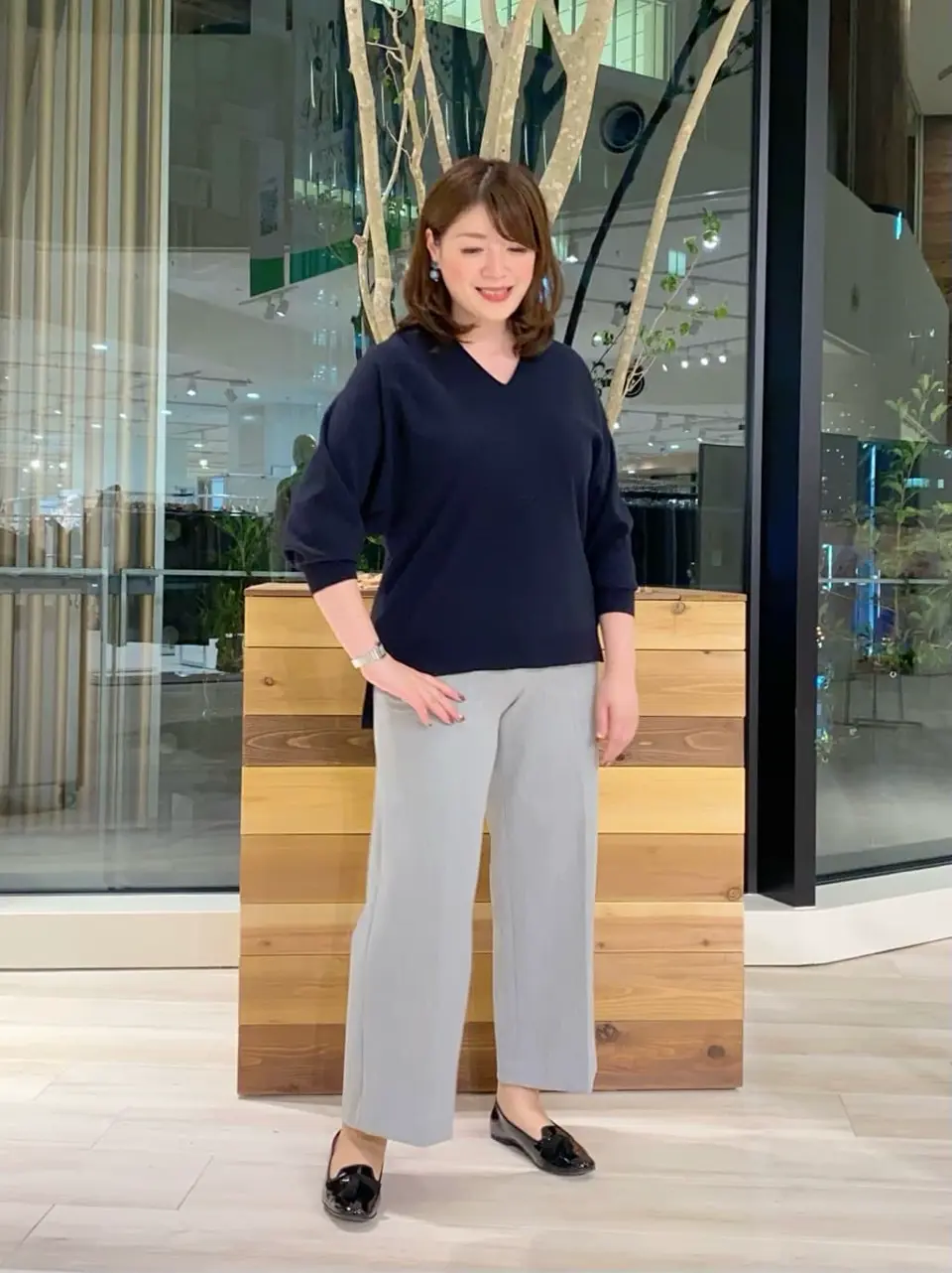 自由区 うめだ コーディネート画像