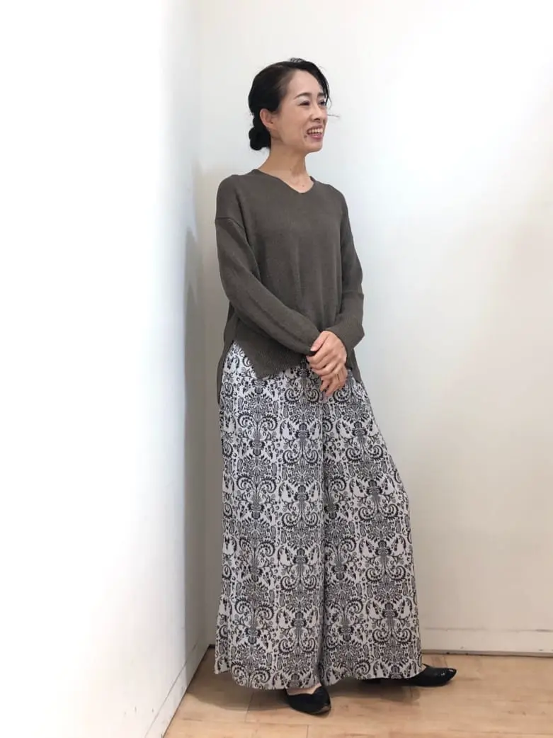 自由区 中尾 コーディネート画像