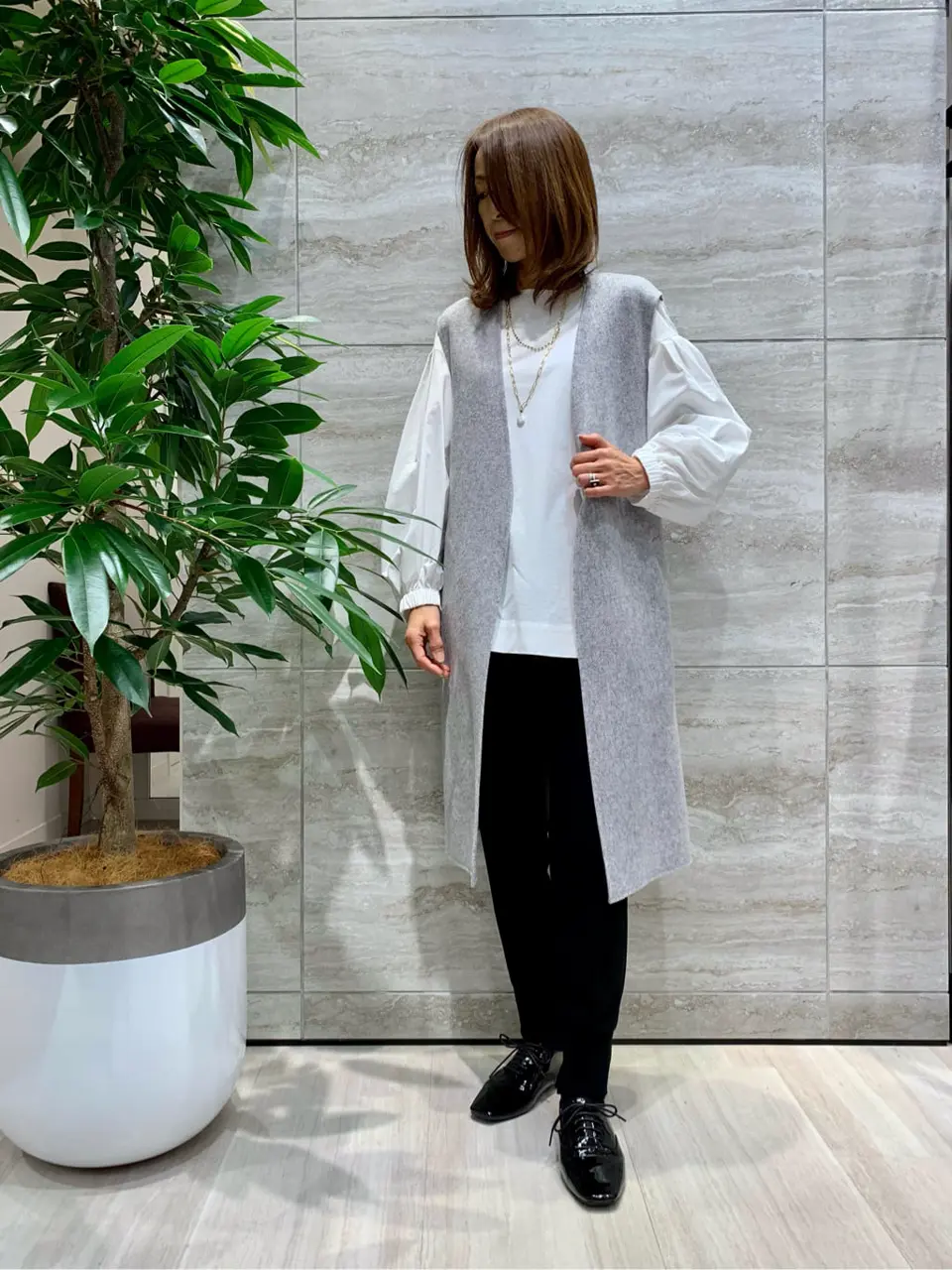 自由区 Ishii コーディネート画像