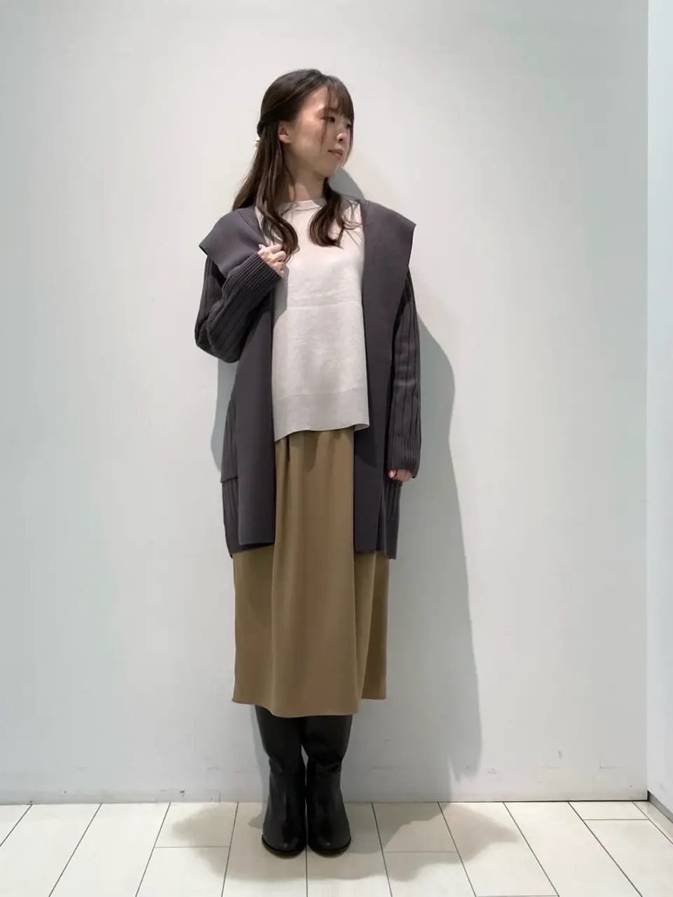  檀 コーディネート画像