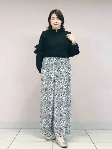 自由区 上島 コーディネート画像