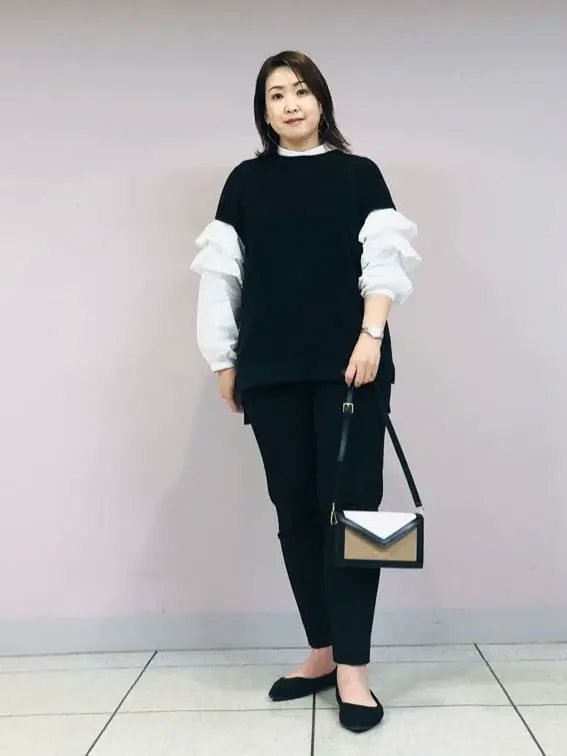 自由区 上島 コーディネート画像