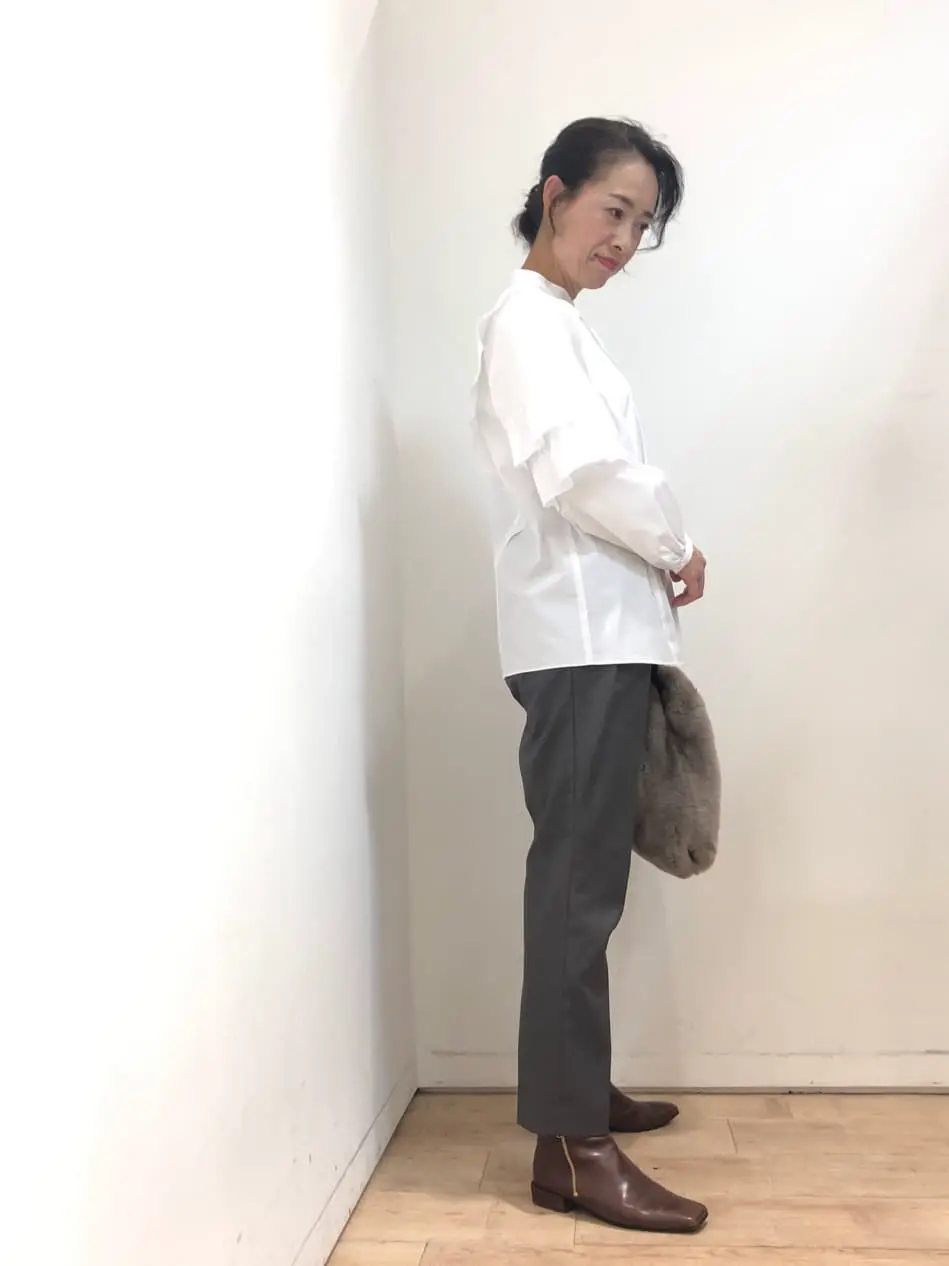 自由区 中尾 コーディネート画像