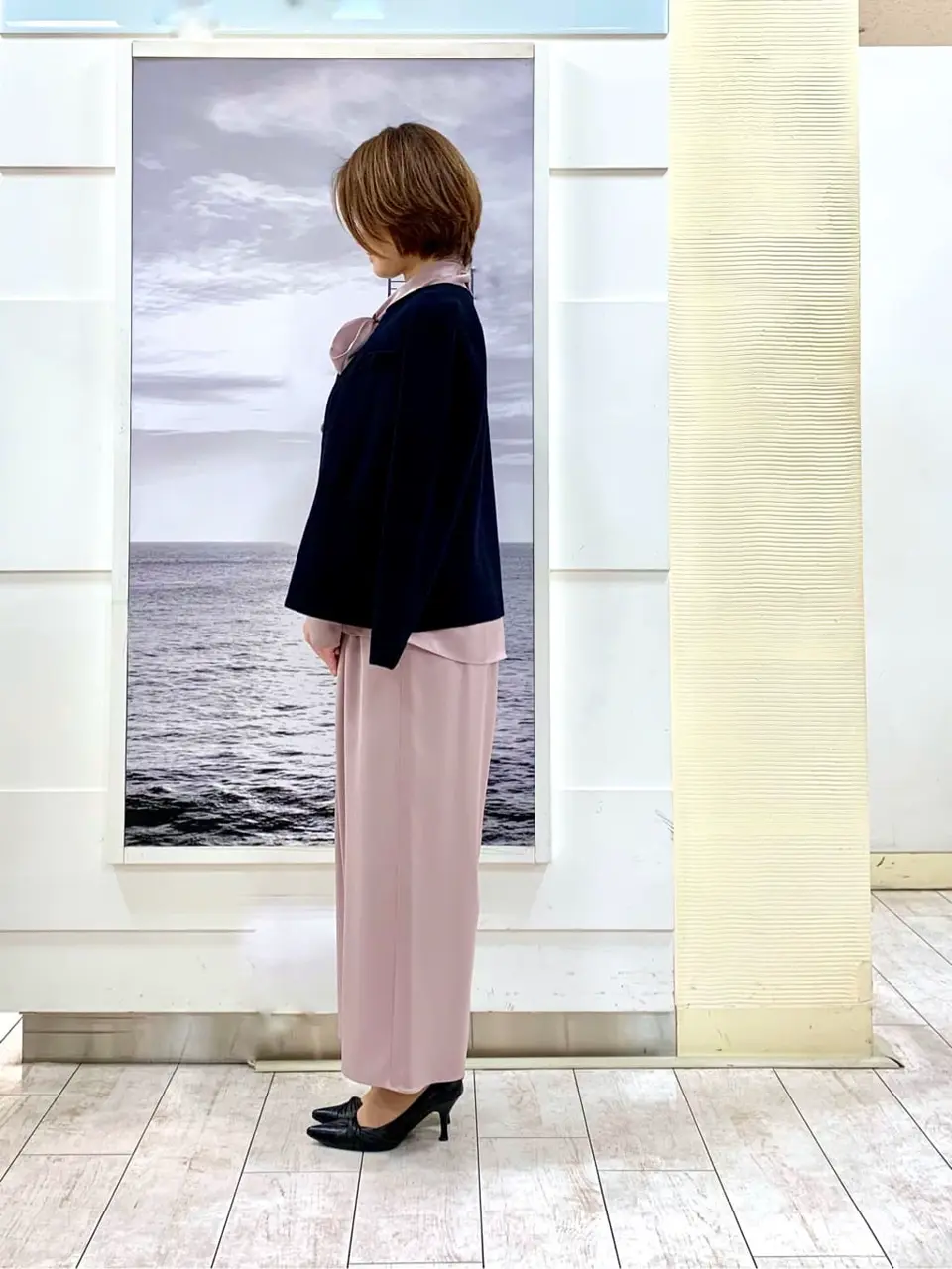 自由区 中鉢 コーディネート画像