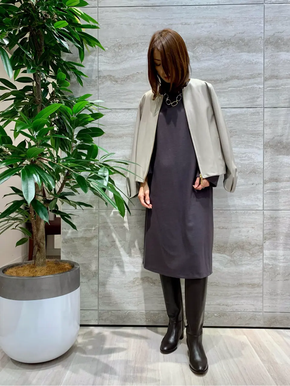 自由区 Ishii コーディネート画像