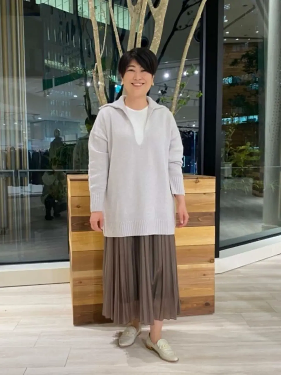 自由区 田中 コーディネート画像