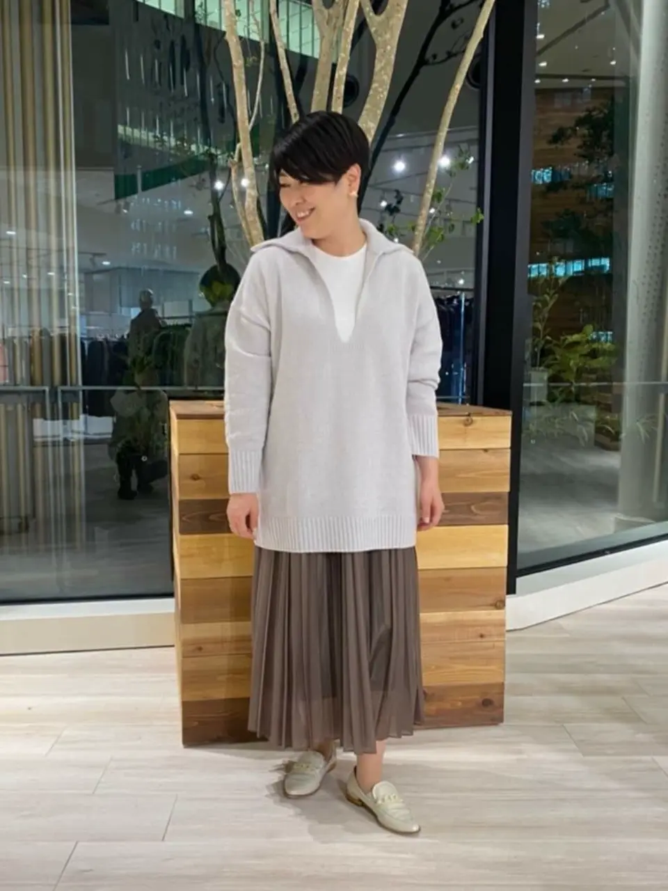 自由区 田中 コーディネート画像