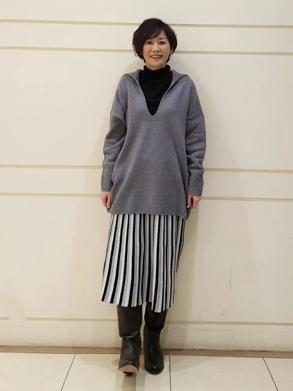 自由区 maruri コーディネート画像