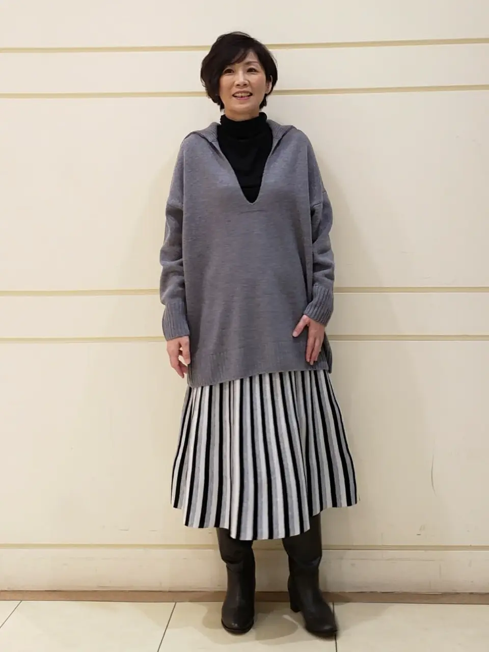 自由区 maruri コーディネート画像