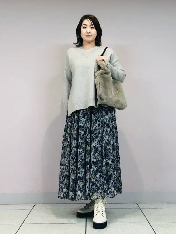 自由区 上島 コーディネート画像