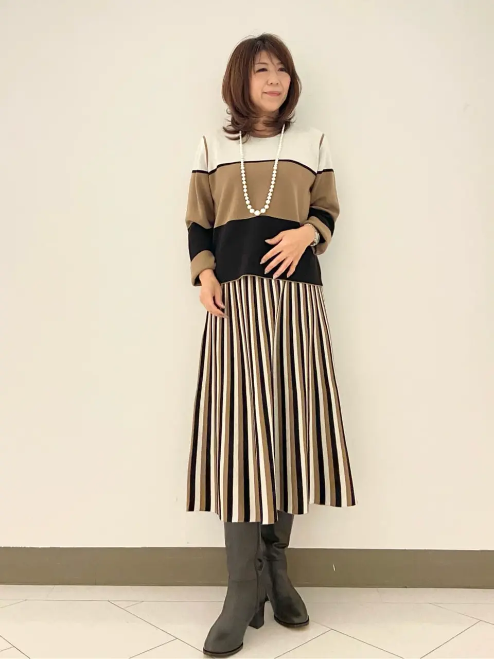 自由区 KAZU コーディネート画像