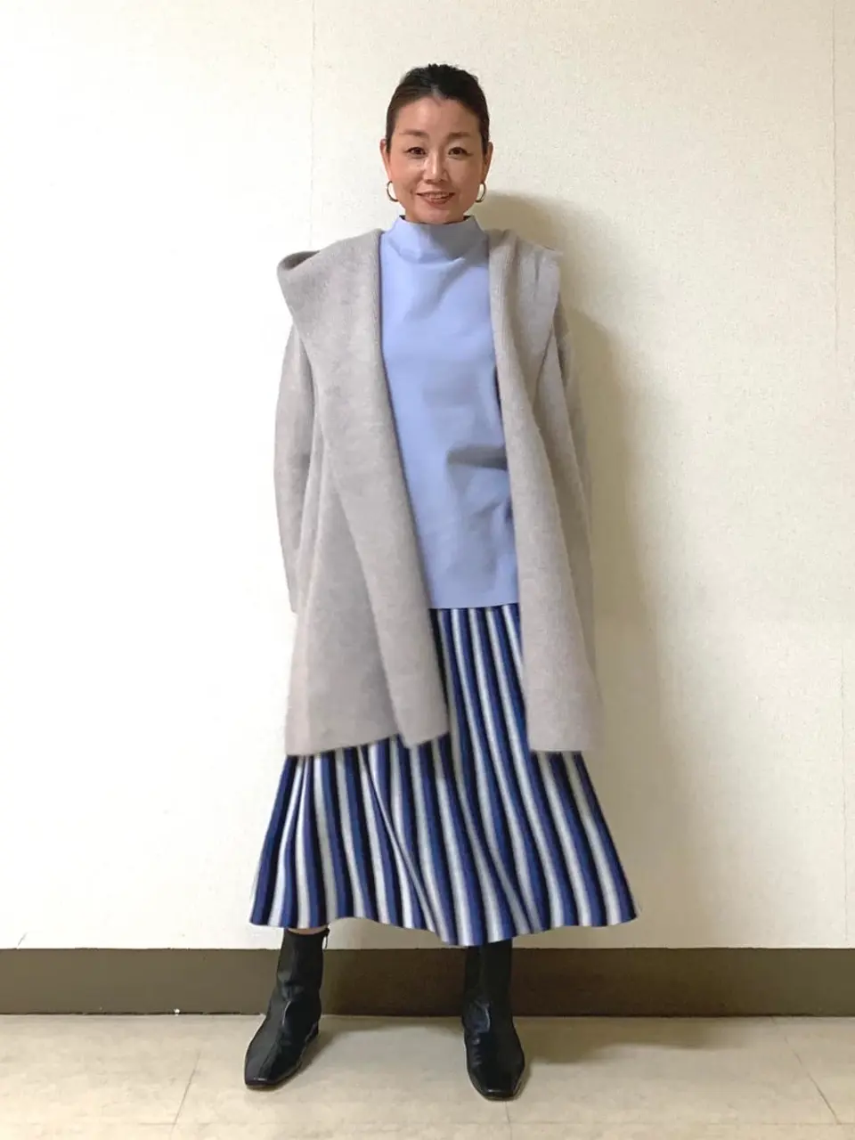 自由区 坂本 コーディネート画像