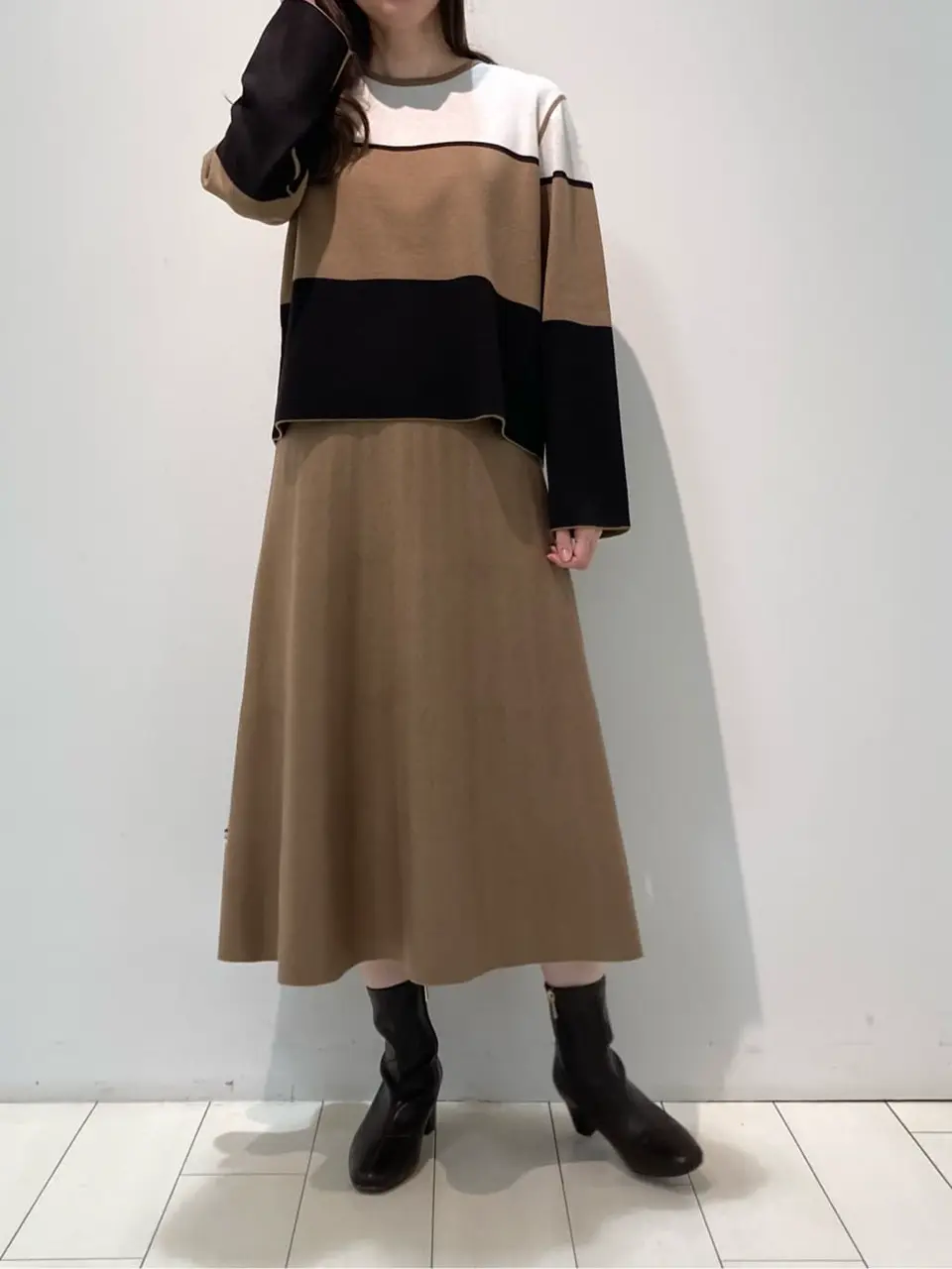 自由区 檀 コーディネート画像