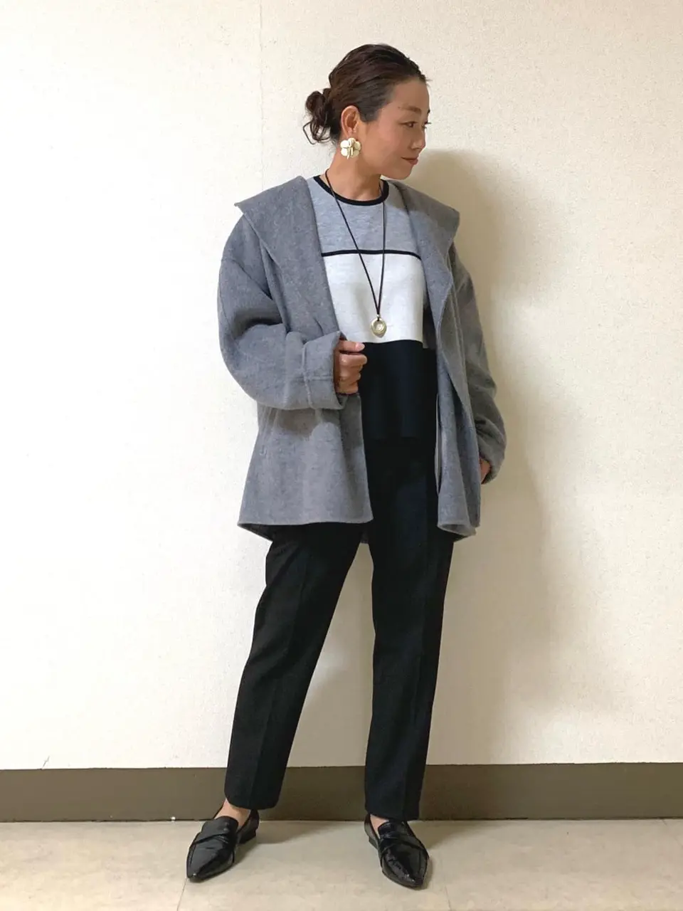 自由区 坂本 コーディネート画像