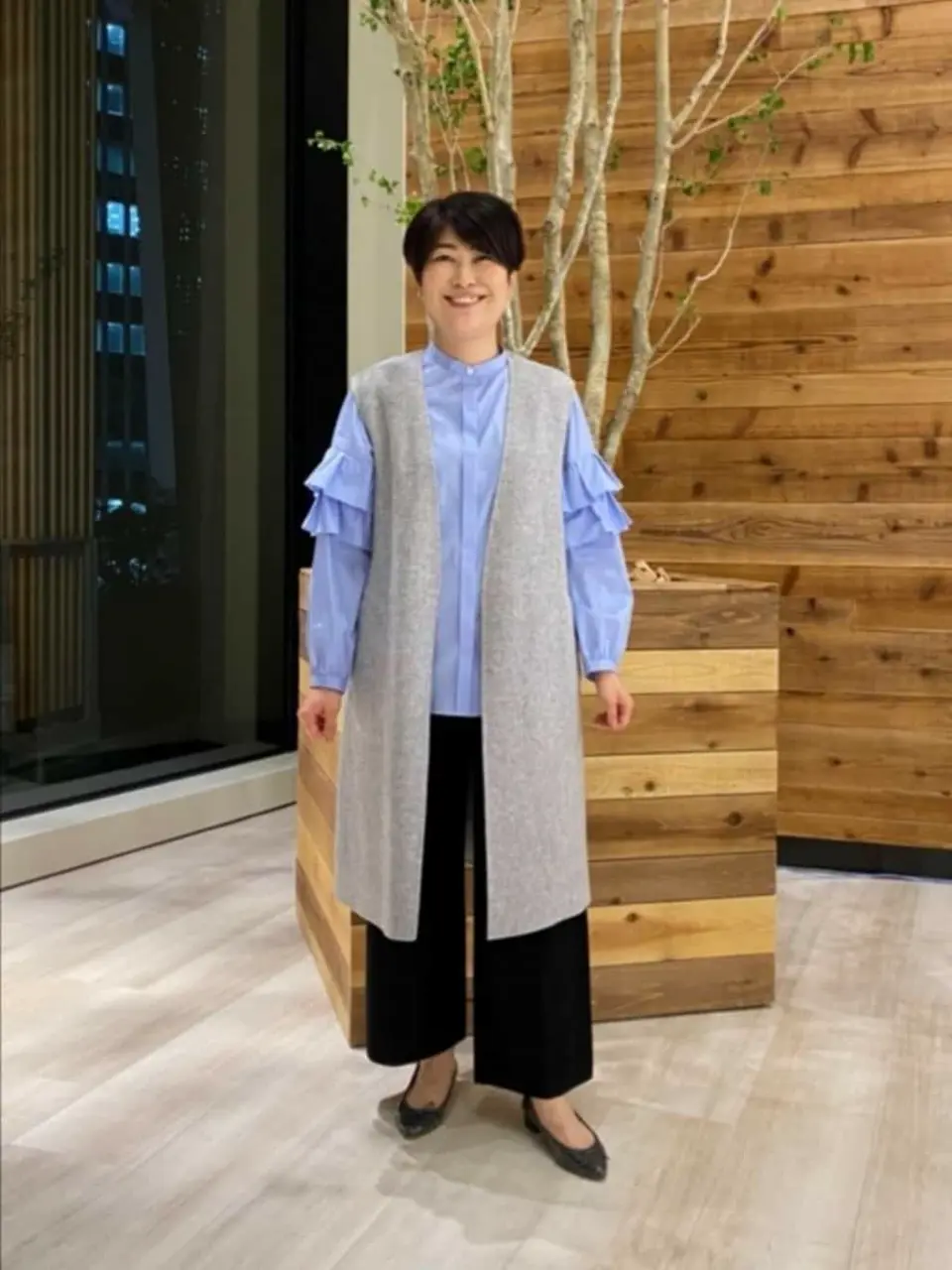 自由区 田中 コーディネート画像