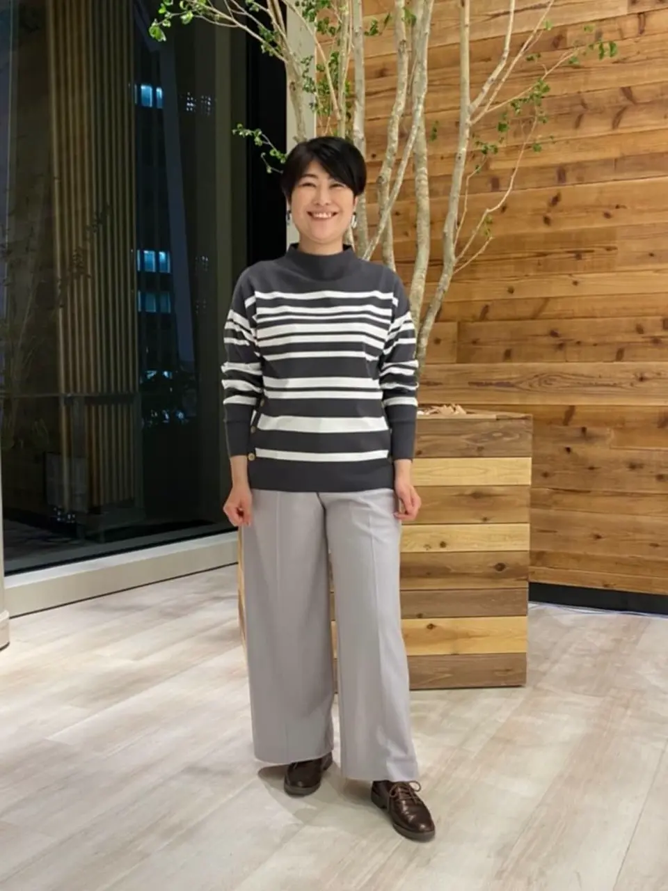 自由区 田中 コーディネート画像