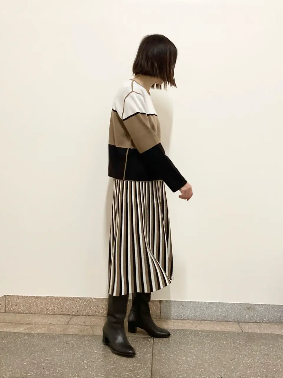 自由区 阿部 コーディネート画像