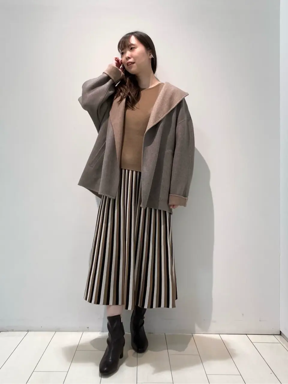  檀 コーディネート画像