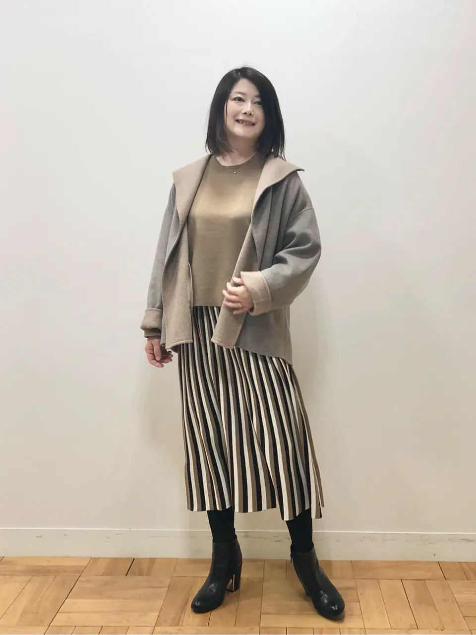 自由区 三木 コーディネート画像