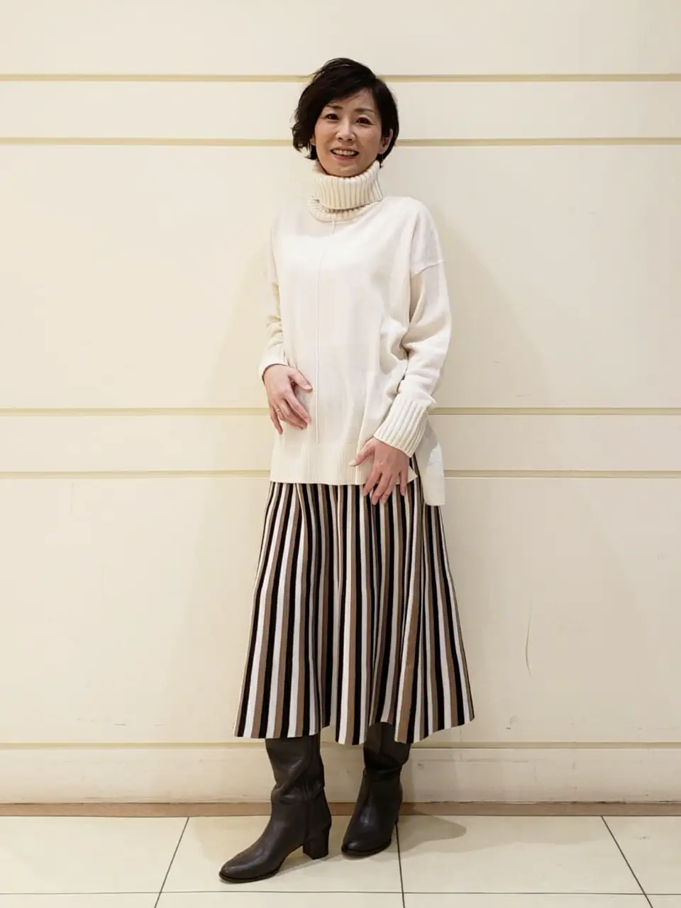 自由区 maruri コーディネート画像