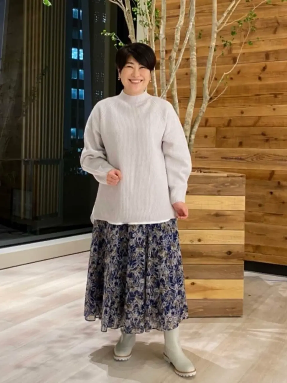 自由区 田中 コーディネート画像