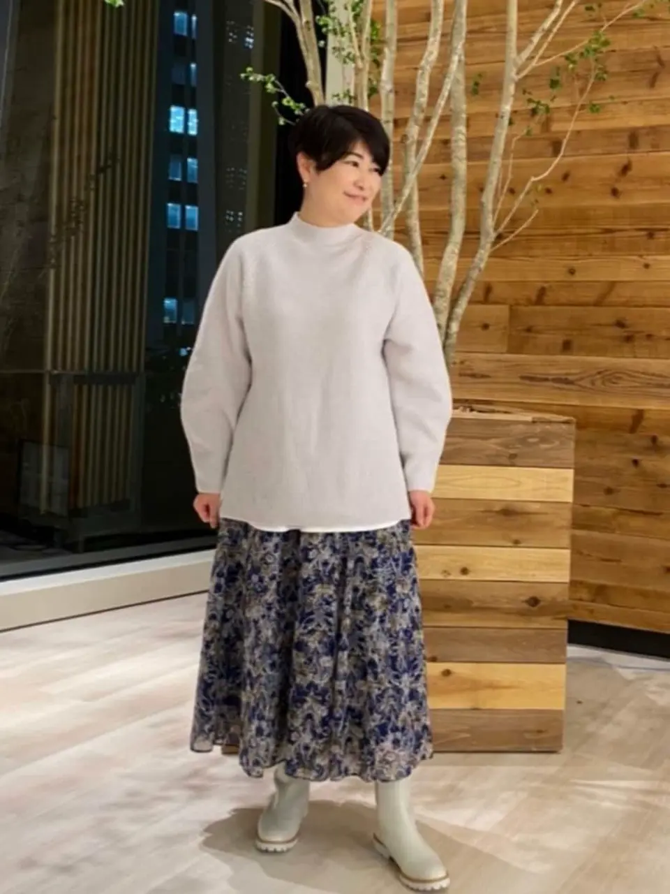 自由区 田中 コーディネート画像