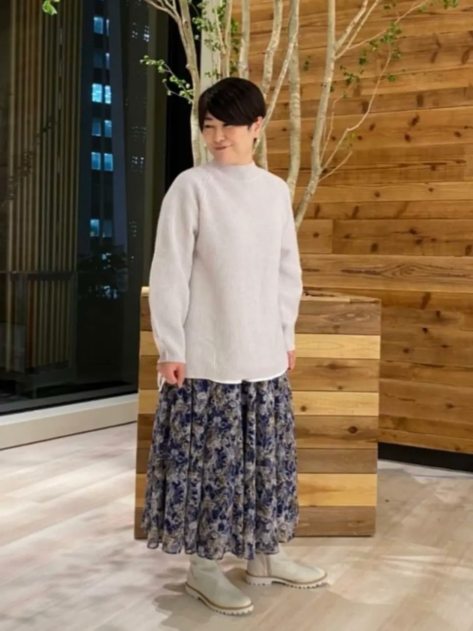 自由区 田中 コーディネート画像