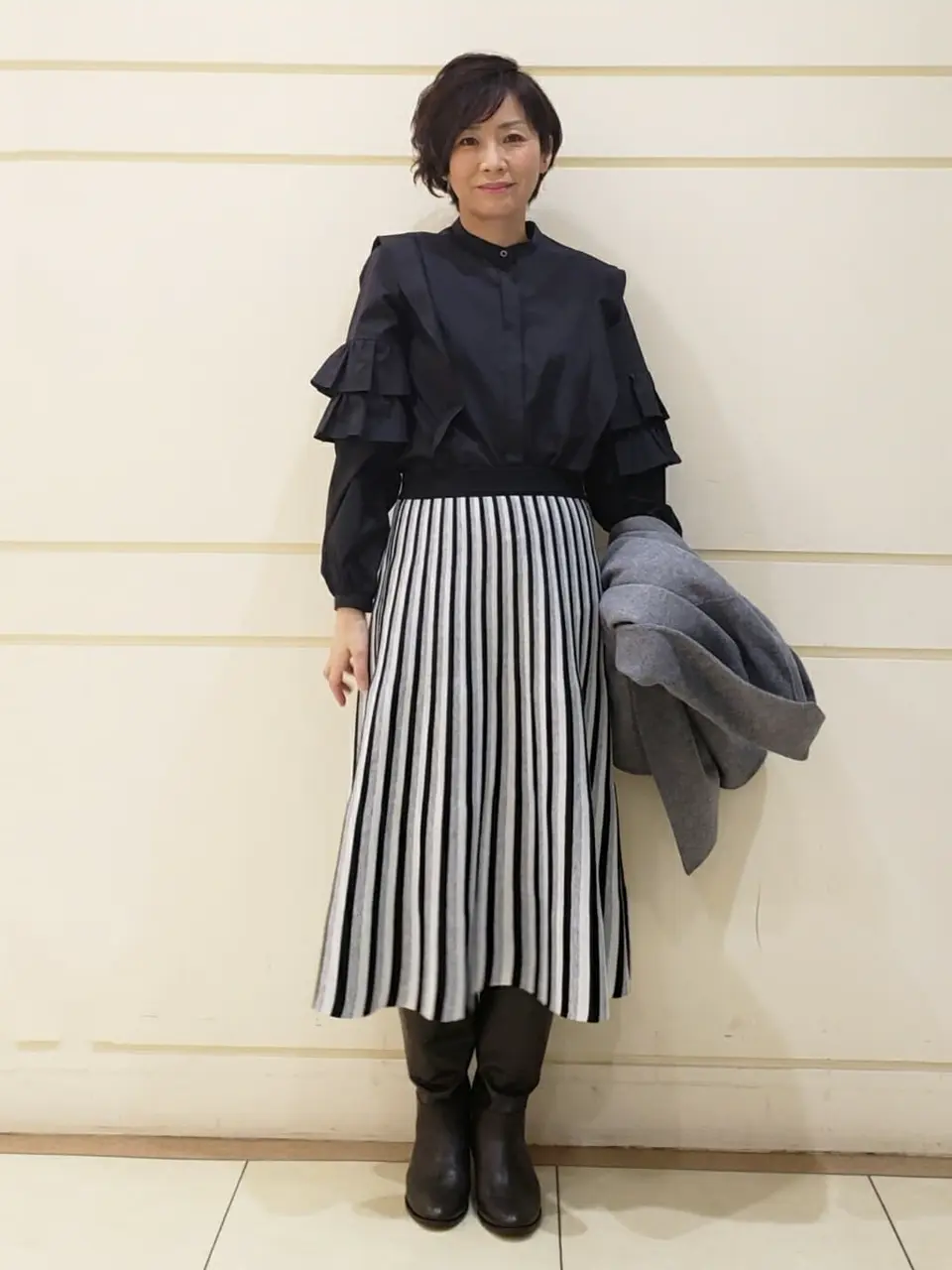 自由区 maruri コーディネート画像