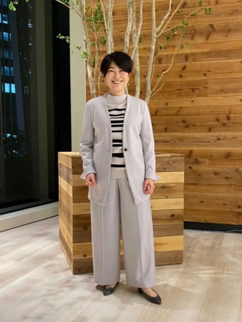 自由区 田中 コーディネート画像